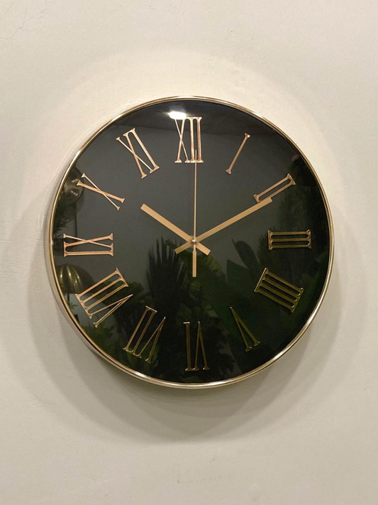 Wall Clock Black Golden MK1071